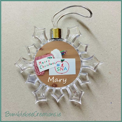 SNA Christmas Dome Tree Ornament